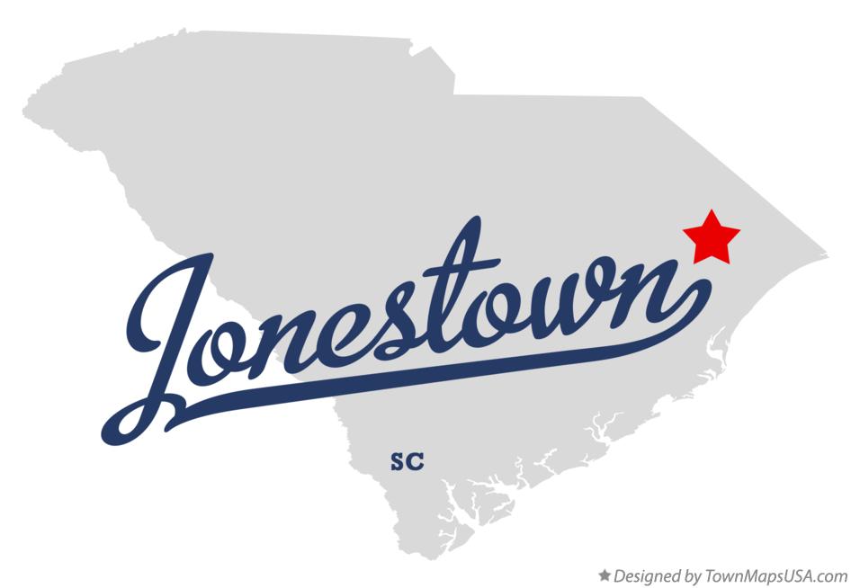 Map of Jonestown South Carolina SC