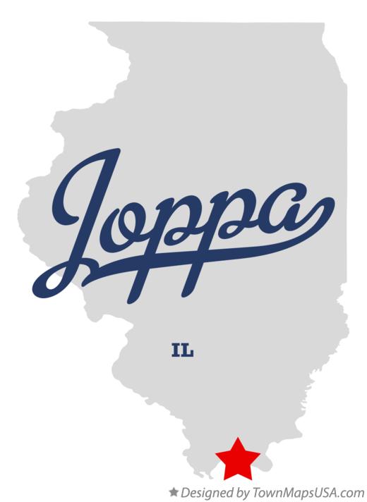 Map of Joppa Illinois IL