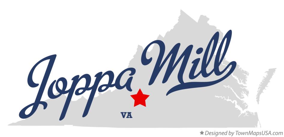 Map of Joppa Mill Virginia VA