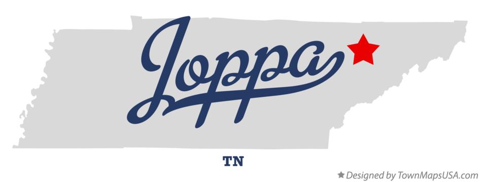 Map of Joppa Tennessee TN
