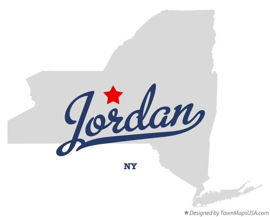 Map of Jordan New York NY