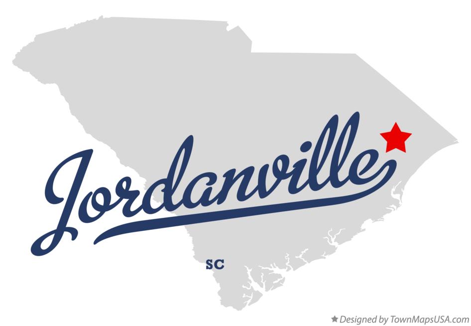 Map of Jordanville South Carolina SC