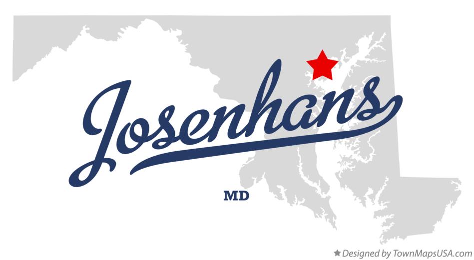 Map of Josenhans Maryland MD