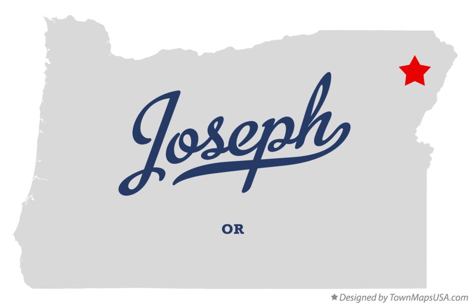 Map of Joseph Oregon OR