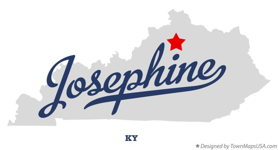 Map of Josephine Kentucky KY