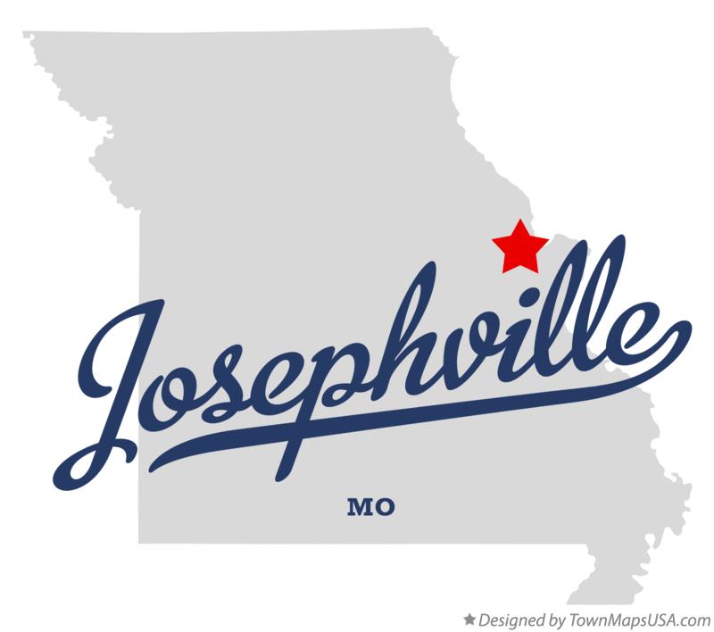 Map of Josephville Missouri MO