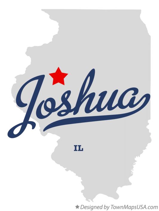 Map of Joshua Illinois IL