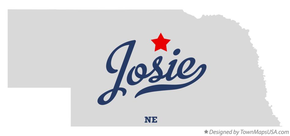 Map of Josie Nebraska NE