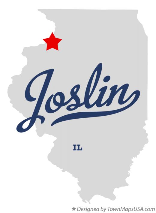 Map of Joslin Illinois IL