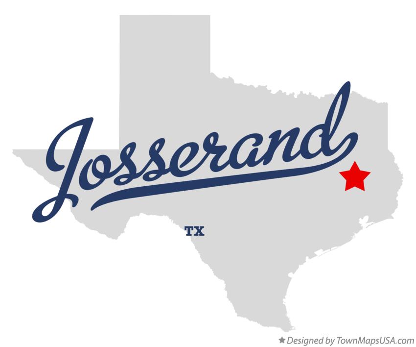 Map of Josserand Texas TX