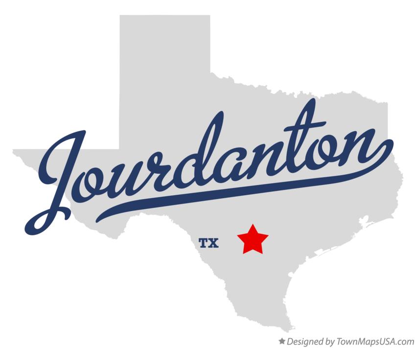 Map of Jourdanton Texas TX