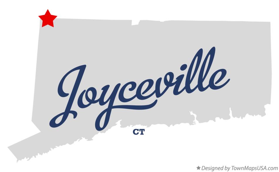 Map of Joyceville Connecticut CT