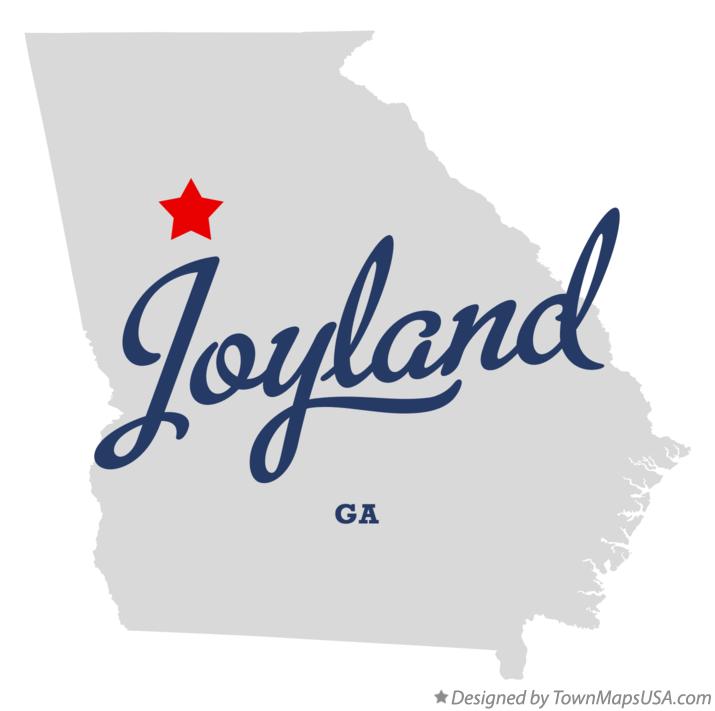 Map of Joyland Georgia GA