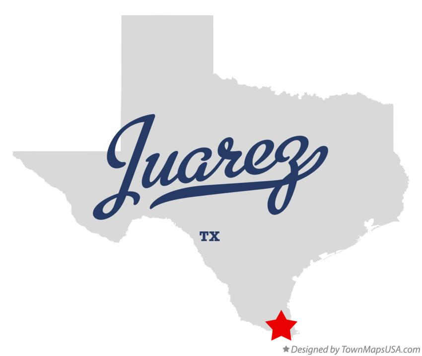 Map of Juarez Texas TX