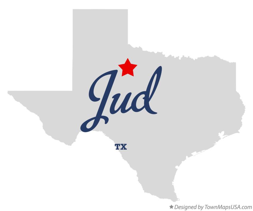 Map of Jud Texas TX