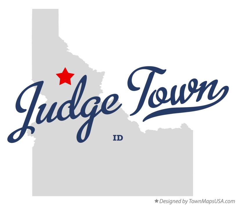 Map of Judge Town Idaho ID