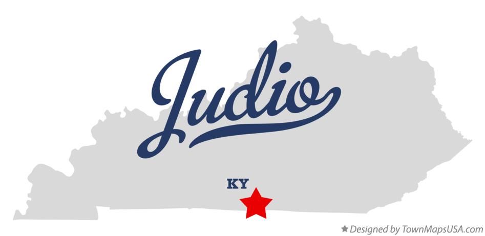 Map of Judio Kentucky KY