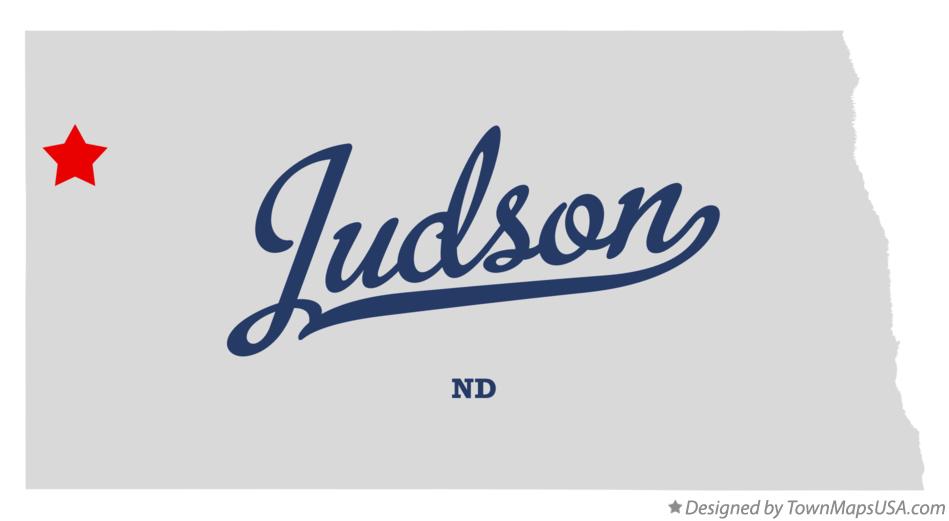 Map of Judson North Dakota ND