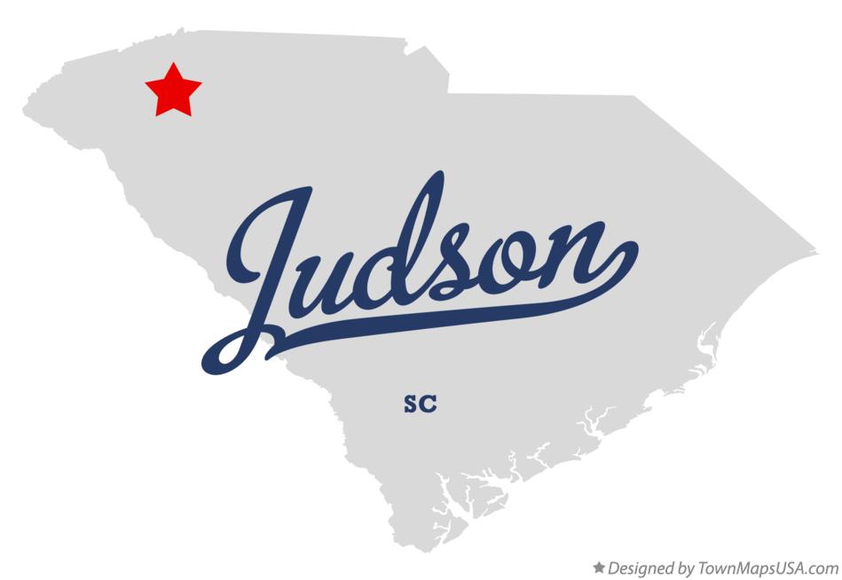 Map of Judson South Carolina SC