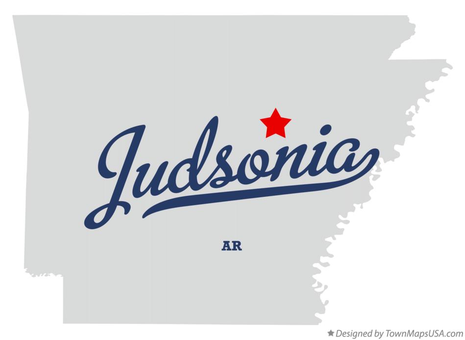 Map of Judsonia Arkansas AR