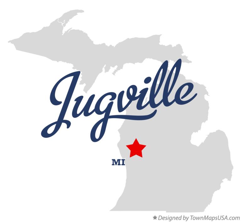 Map of Jugville Michigan MI