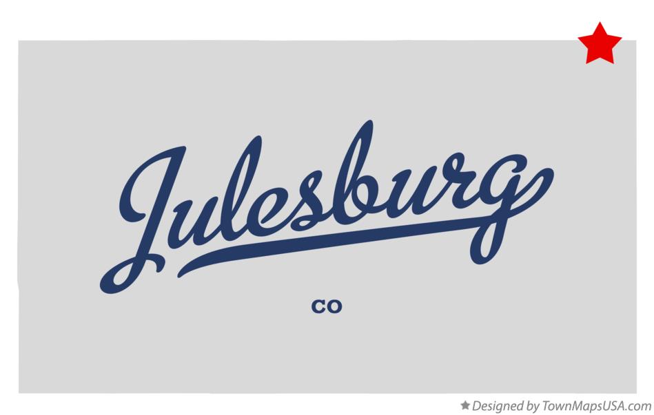 Map of Julesburg Colorado CO