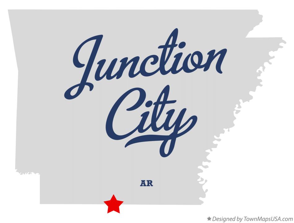 Map of Junction City Arkansas AR