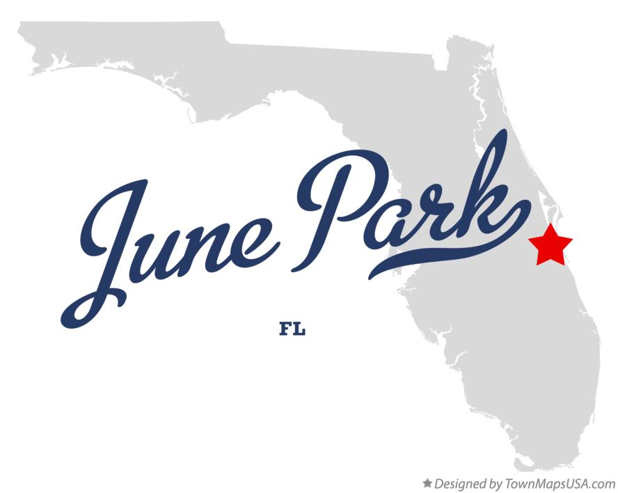 Map of June Park Florida FL