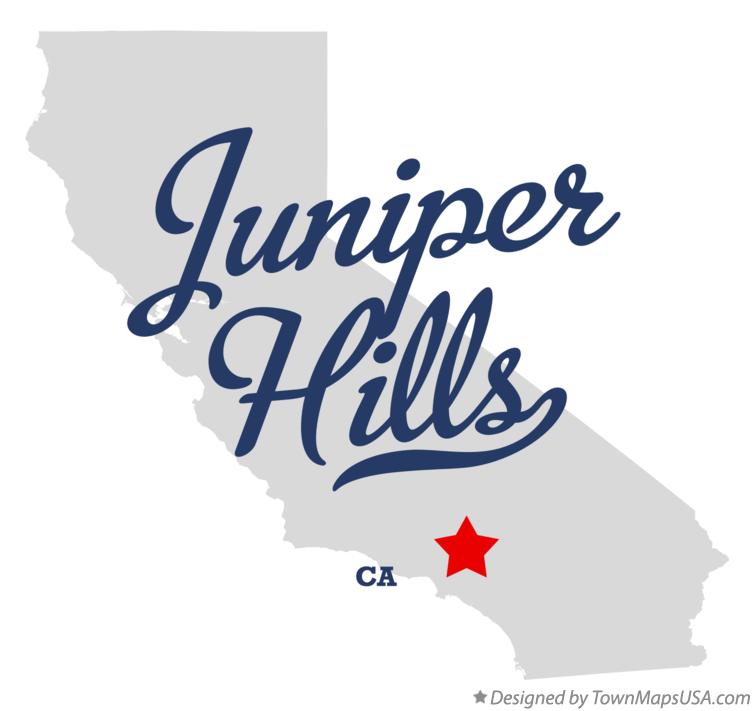 Map of Juniper Hills California CA
