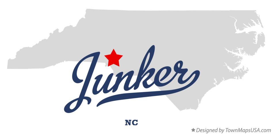 Map of Junker North Carolina NC