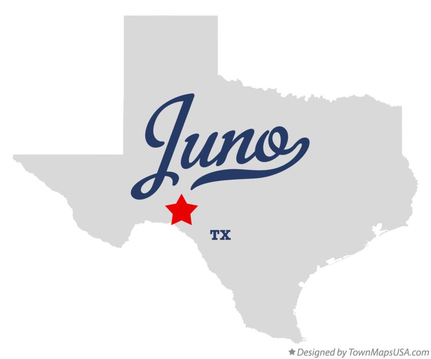 Map of Juno Texas TX