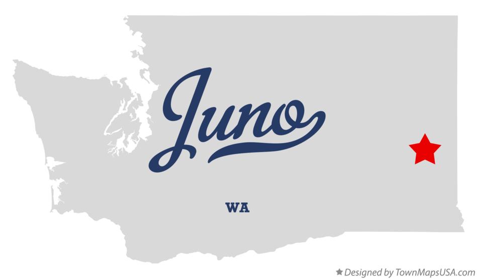Map of Juno Washington WA
