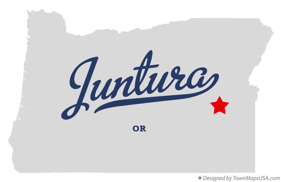 Map of Juntura Oregon OR