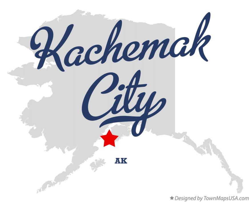Map of Kachemak City Alaska AK