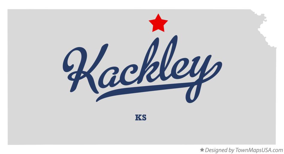 Map of Kackley Kansas KS