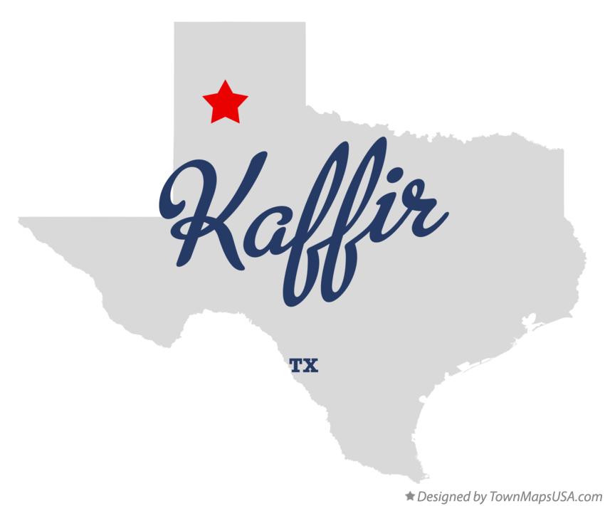 Map of Kaffir Texas TX