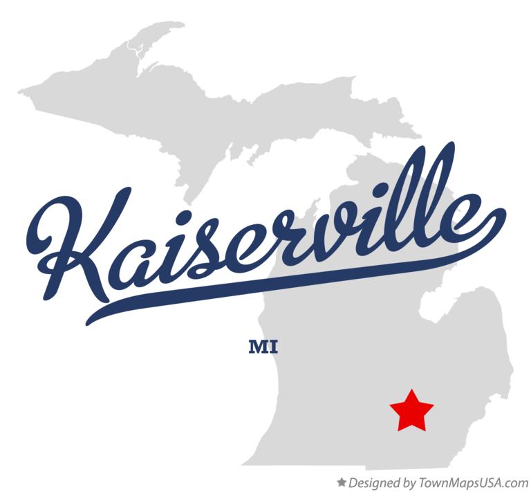 Map of Kaiserville Michigan MI