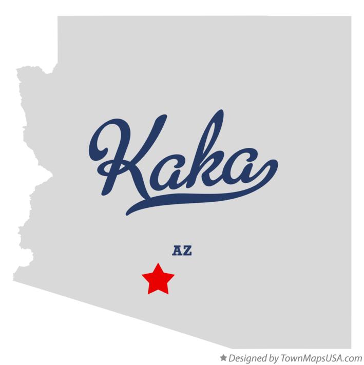 Map of Kaka Arizona AZ