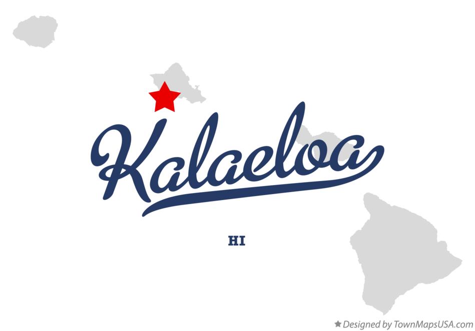 Map of Kalaeloa Hawaii HI