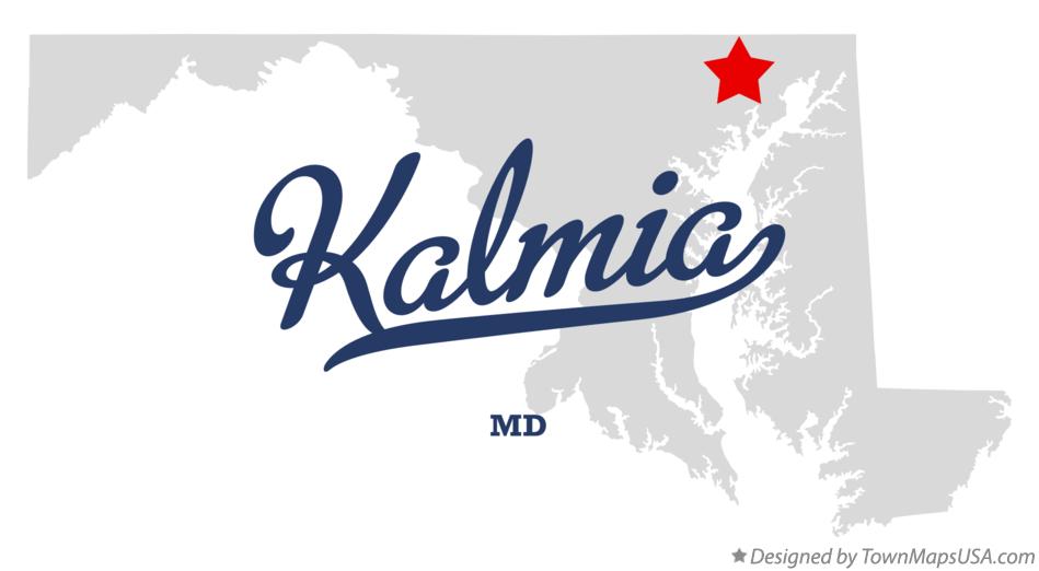 Map of Kalmia Maryland MD