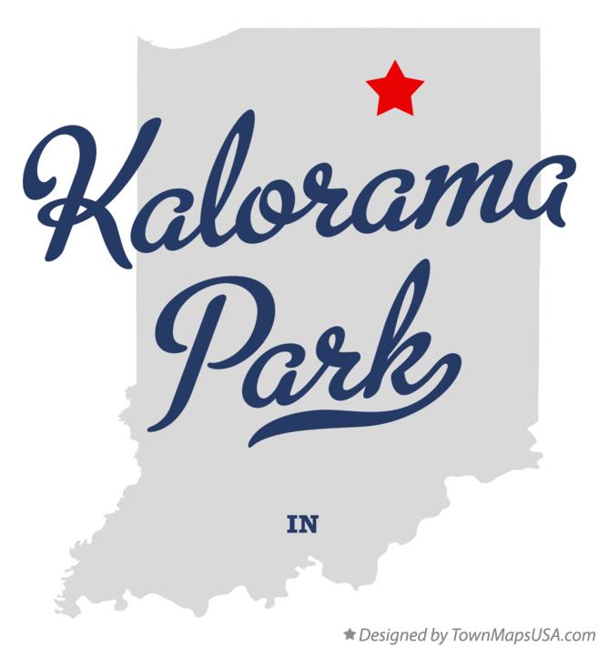 Map of Kalorama Park Indiana IN