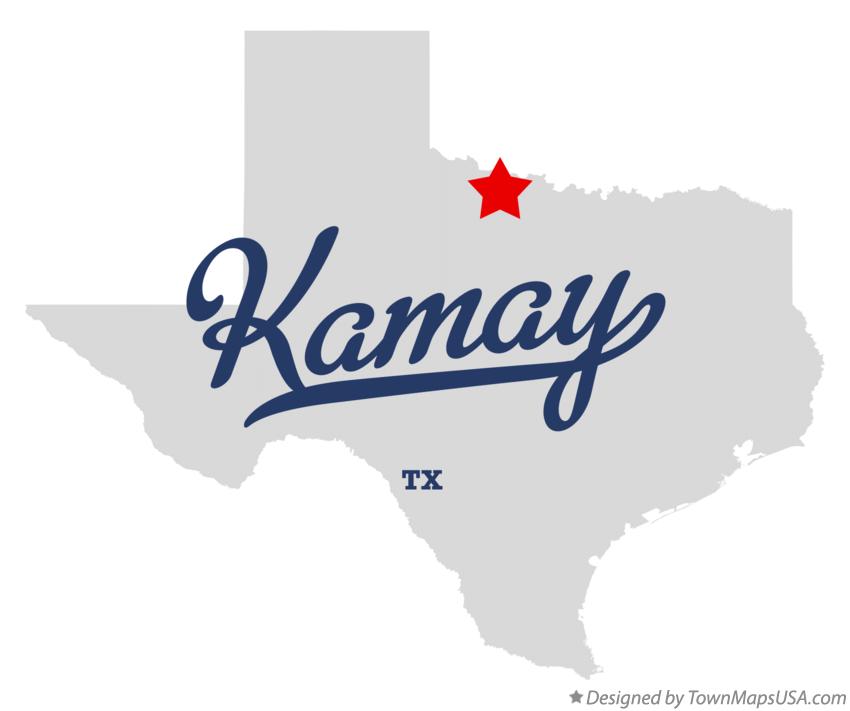 Map of Kamay Texas TX