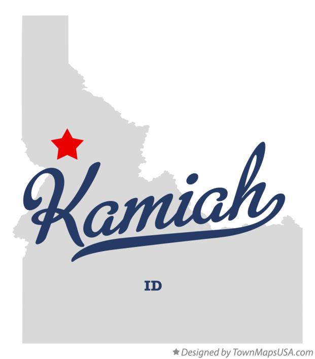 Map of Kamiah Idaho ID