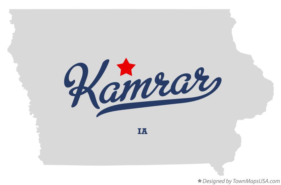 Map of Kamrar Iowa IA
