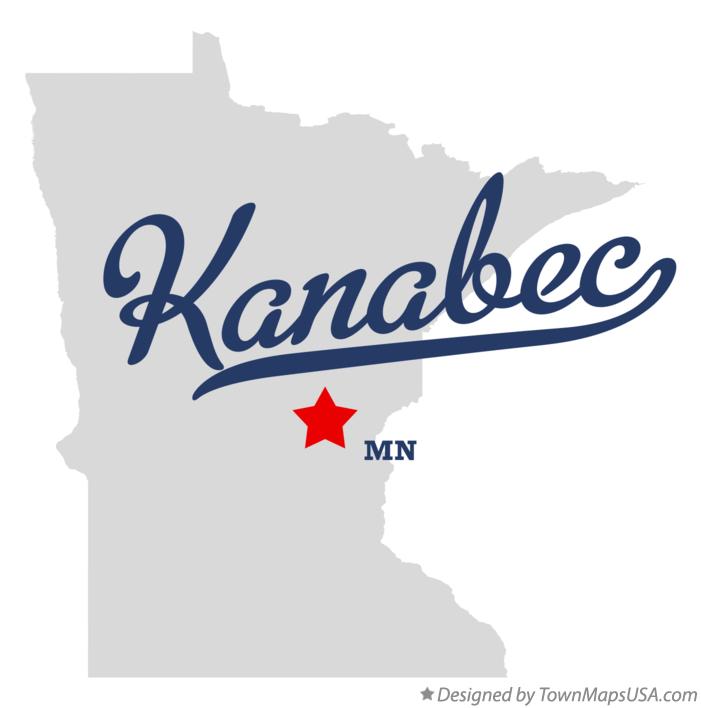 Map of Kanabec Minnesota MN