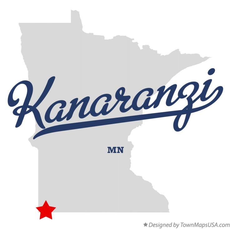 Map of Kanaranzi Minnesota MN
