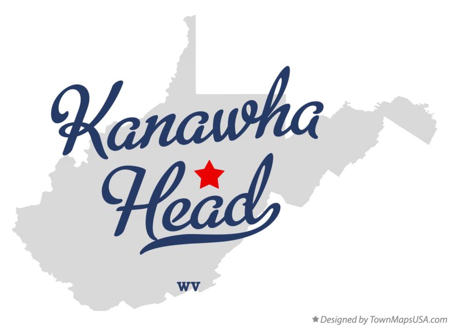 Map of Kanawha Head West Virginia WV