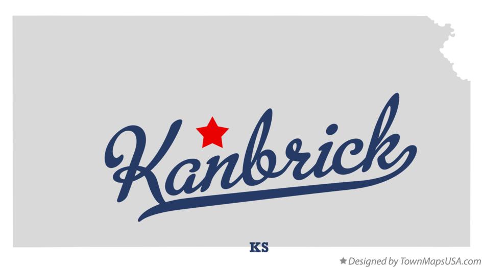Map of Kanbrick Kansas KS