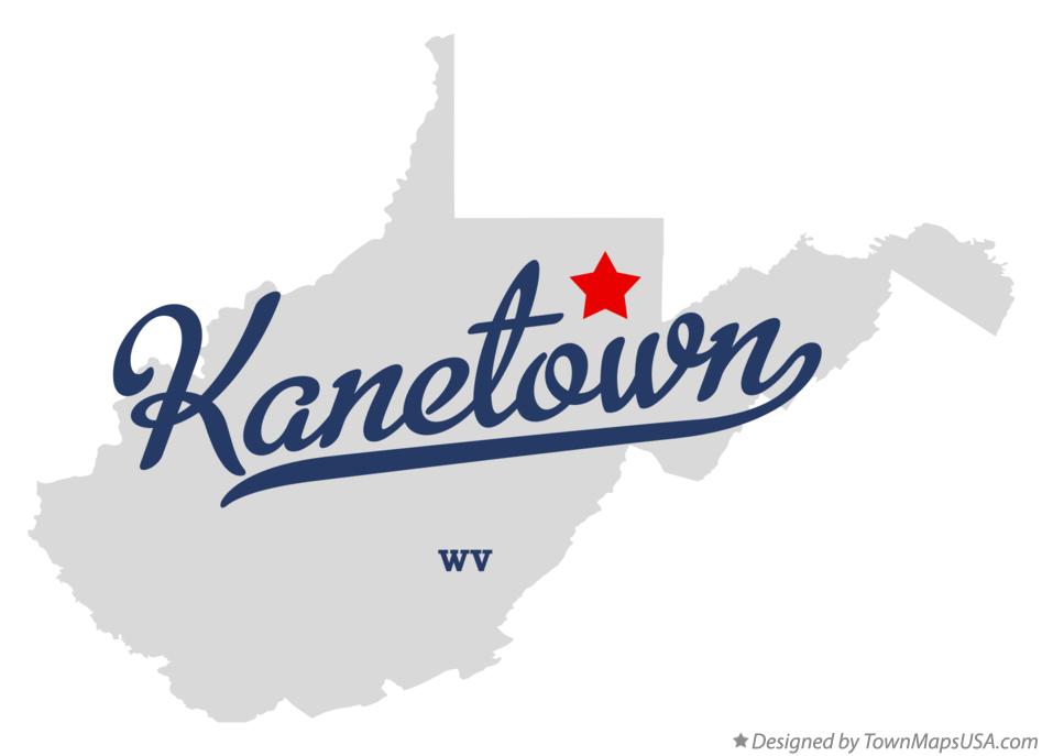 Map of Kanetown West Virginia WV
