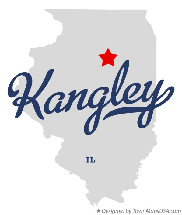 Map of Kangley Illinois IL